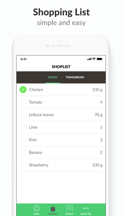 Screenshot #3 pour PEP: Vegan Food manager of day