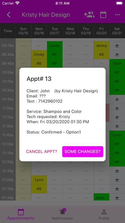 Scheduling/Clients Management screenshot-3