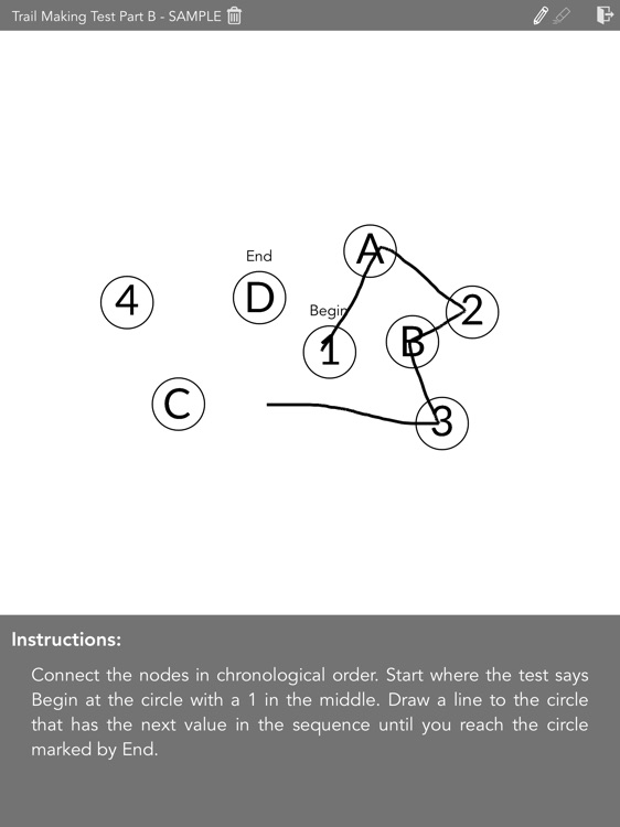 Trail Making Test (Part A & B) screenshot-5
