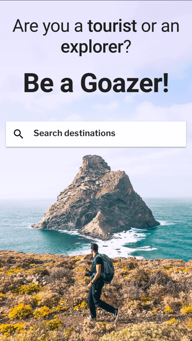 Screenshot #1 pour GOAZ-Discover your ideal trip