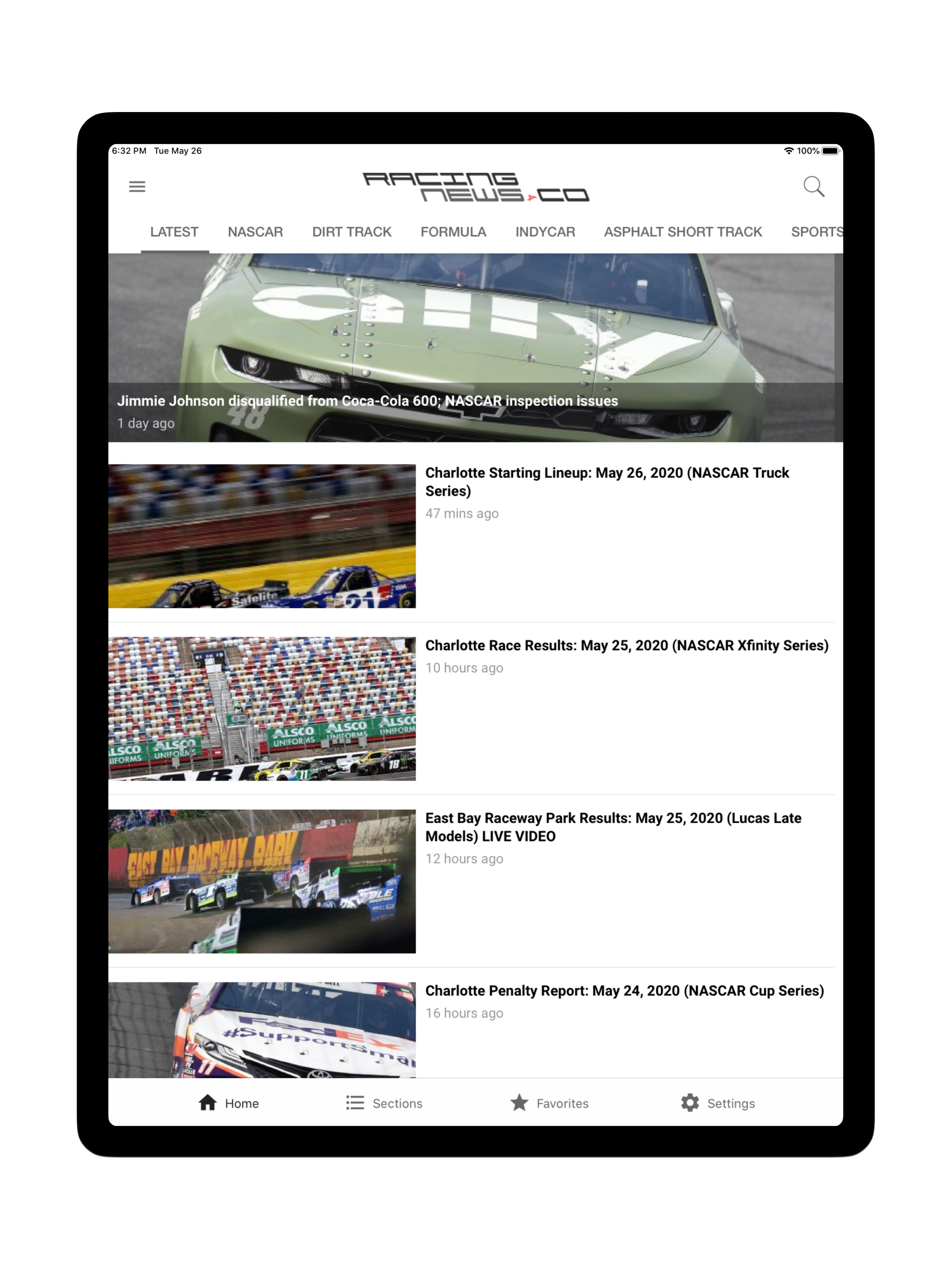Racing News App screenshot 4
