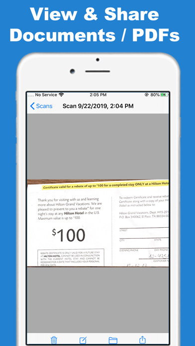 Screenshot #2 pour Scanner - Organize PDFs & Docs