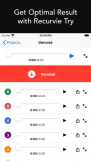 denoise audio - remove noise iPhone Captures Décran 4
