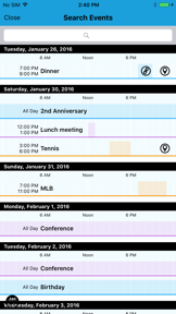 Calendar Z screenshot