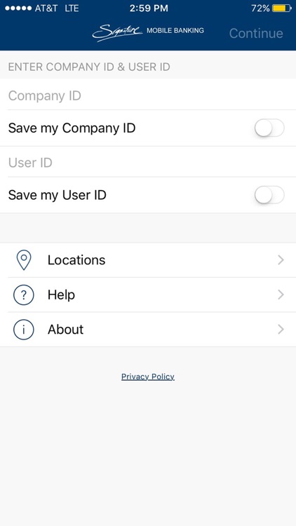 Signature Mobile Banking