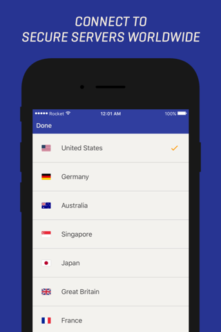 Rocket VPN – Private Browsing screenshot 3