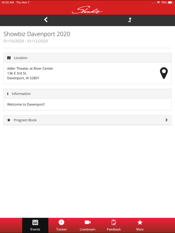 Showbiz iPad screenshot 5 - Entertainment app