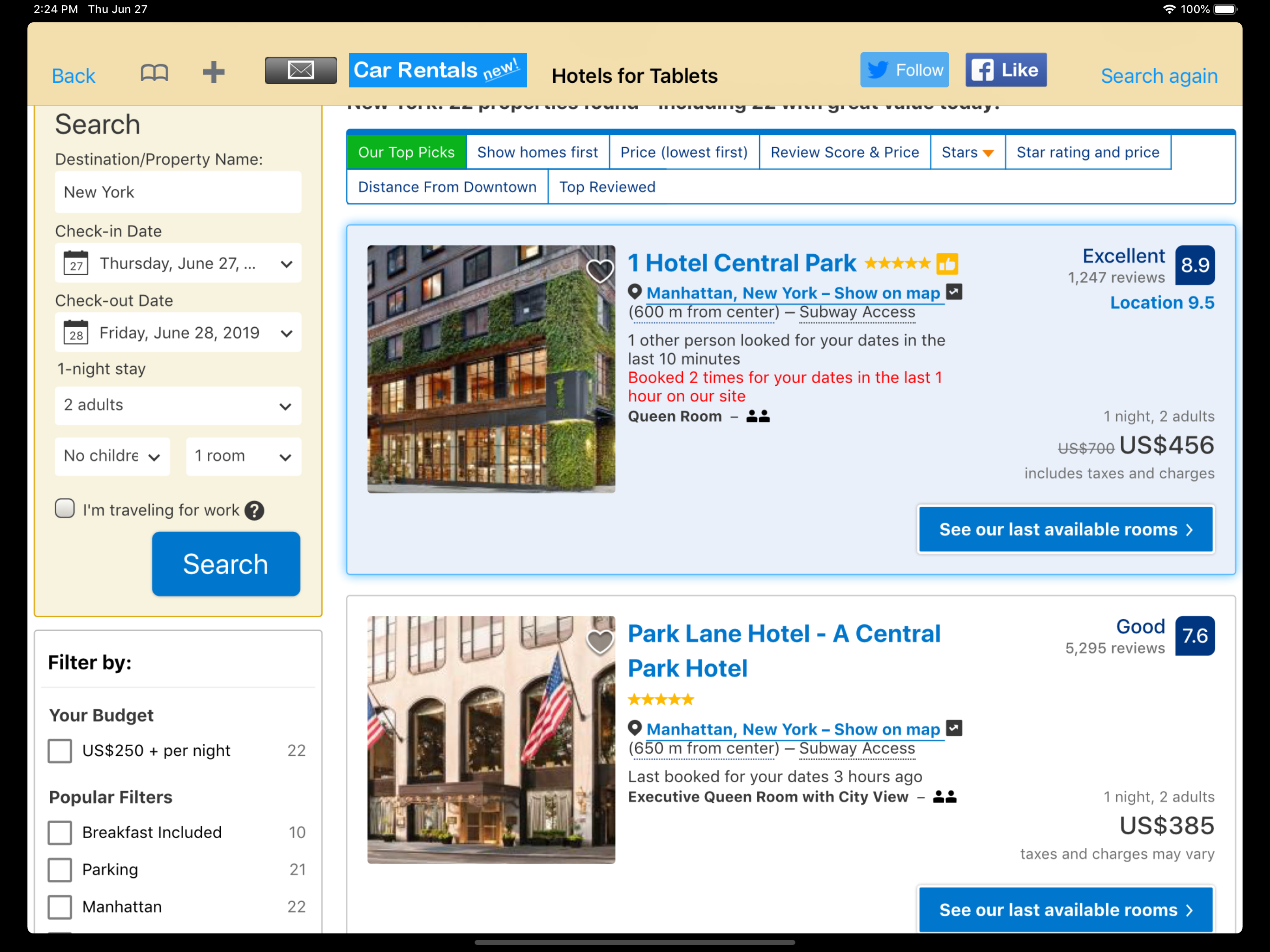 Hotels for Tablets screenshot 7