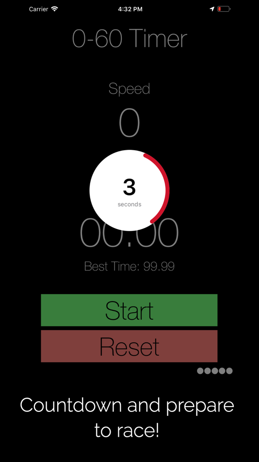 #2. 0-60 Timer (iOS) Ved: Jake Baker