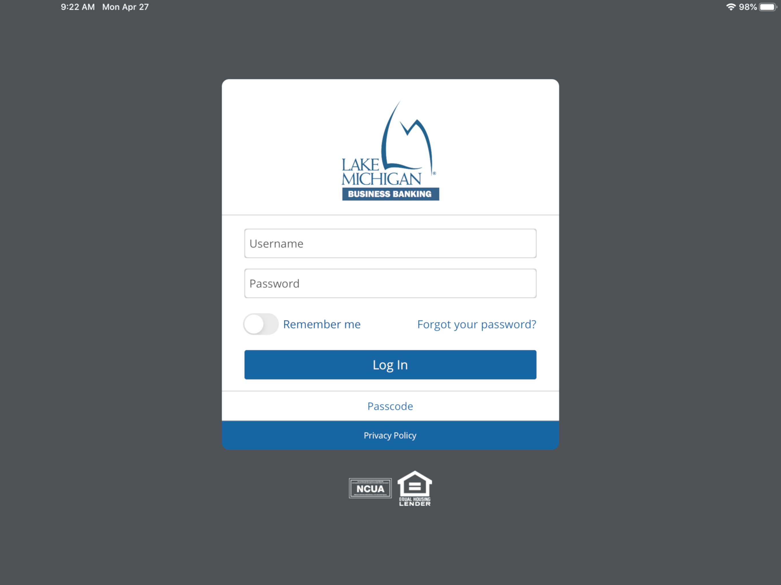 Lake Michigan CU Business Plus screenshot 5