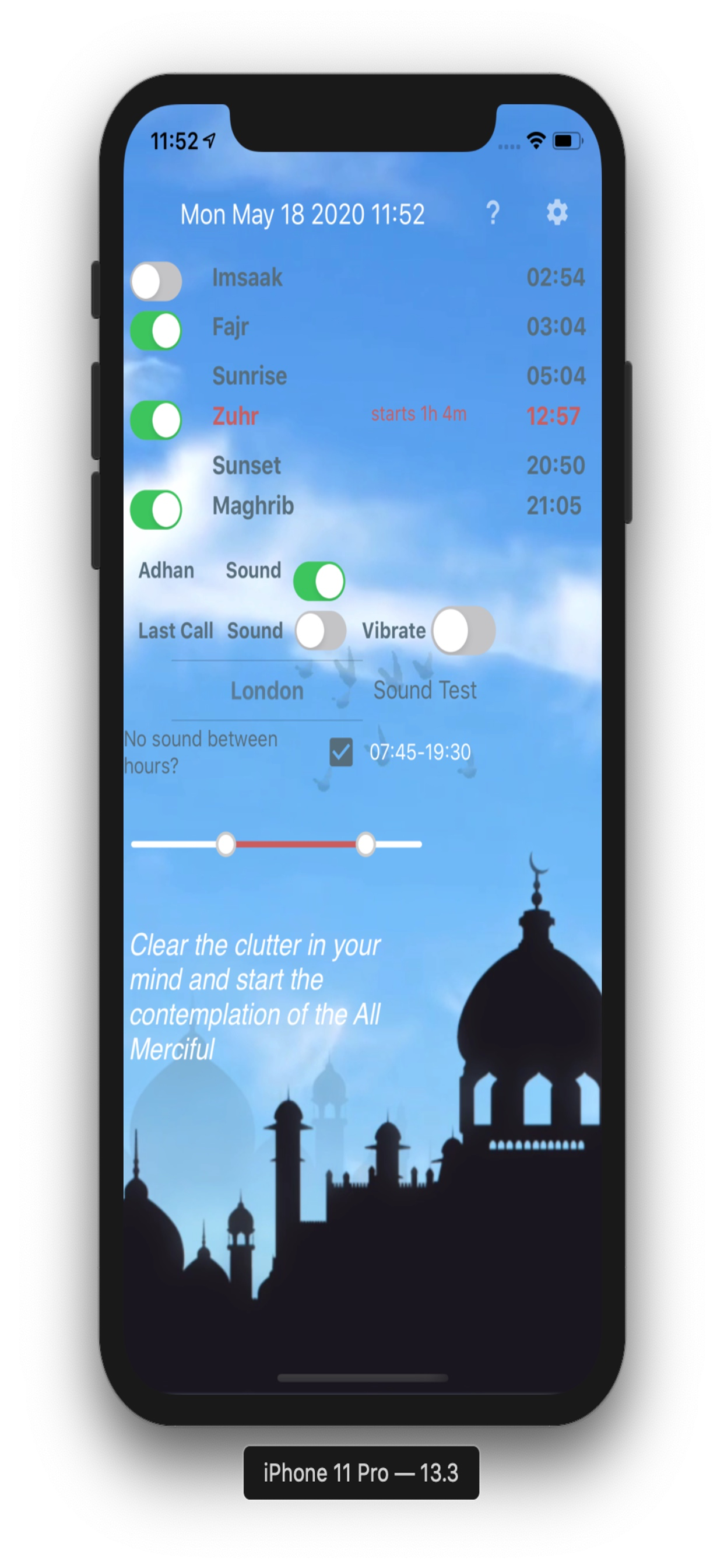 Shia Prayer Salah Times