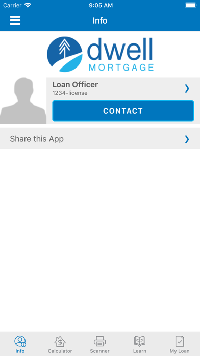 dwell Mortgage Screenshot
