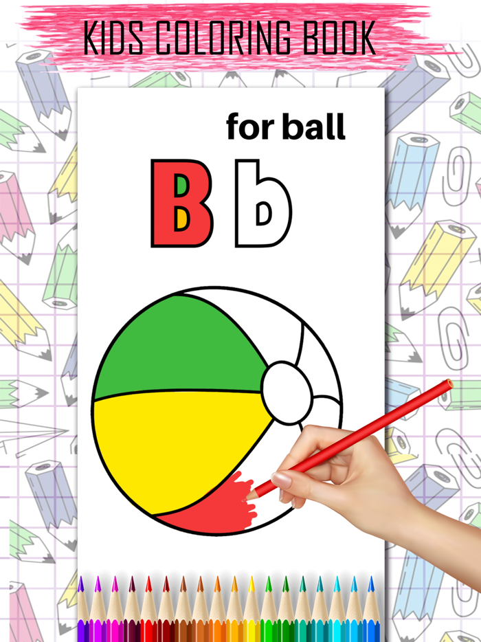 Kids Coloring book educational