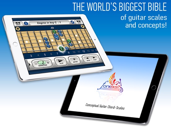 Conceptual Guitar Chord-Scales iPad screenshot 5 - Music app