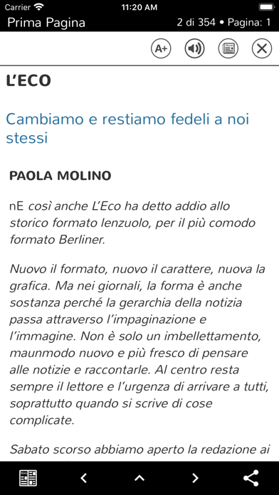 Eco del Chisone Screenshot