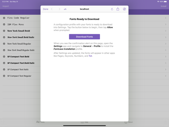 Screenshot #6 pour Fontcase - Manage Your Type