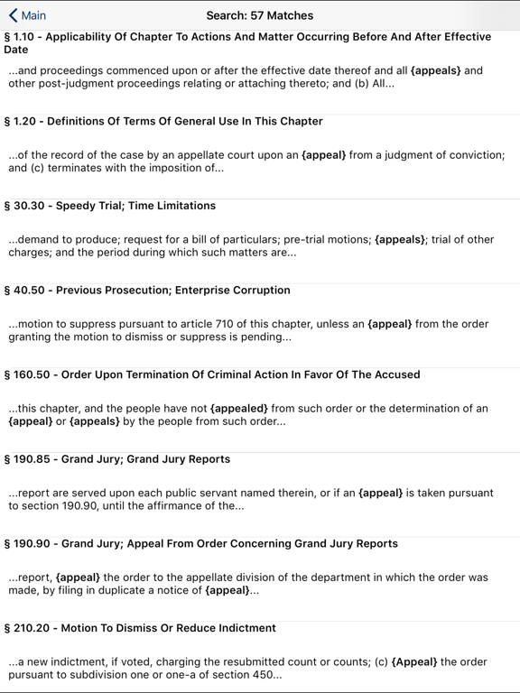 Screenshot #5 pour NY Criminal Procedure Law 2025