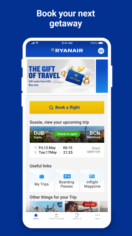 Ryanair - 3.179.0 - (iOS)