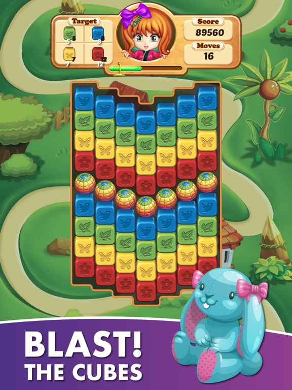 Toy Collapse: Pop Toon Bubbles iPad screenshot 1 - Games app