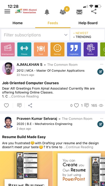 SNS Alumni Association screenshot-4