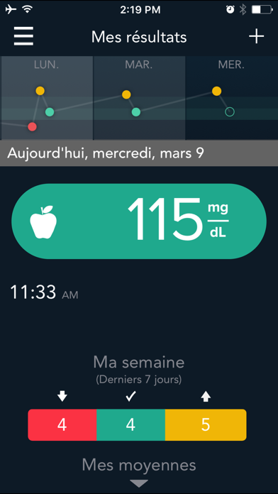 Screenshot #2 pour CONTOUR DIABETES app (FR)