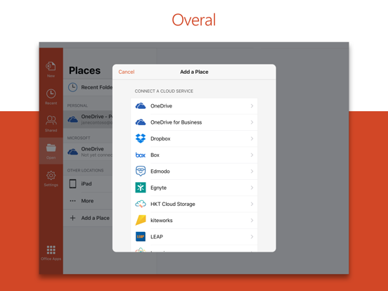 Microsoft PowerPoint iPad app afbeelding 4