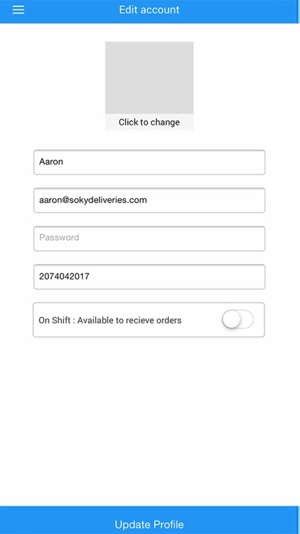 SOKY Deliveries Food Tracking