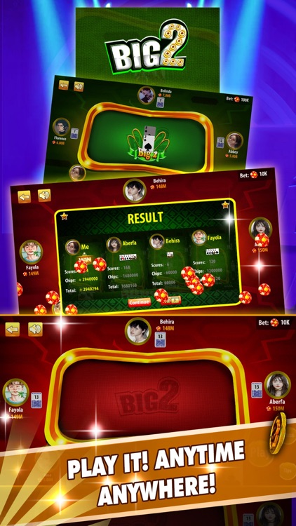 Big2 - Capsa Banting - 大佬二 screenshot-4