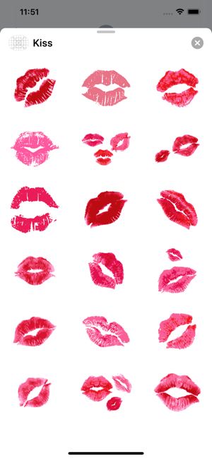 Naughty Lips Kiss Marks Emojis(圖3)-速報App