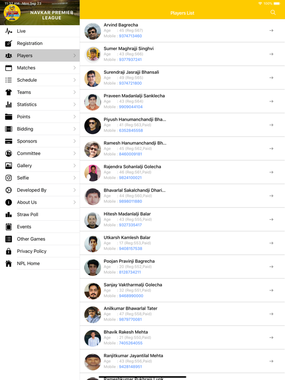 Screenshot #5 pour NPL - Navkar Premier League
