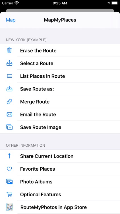 MapMyPlaces