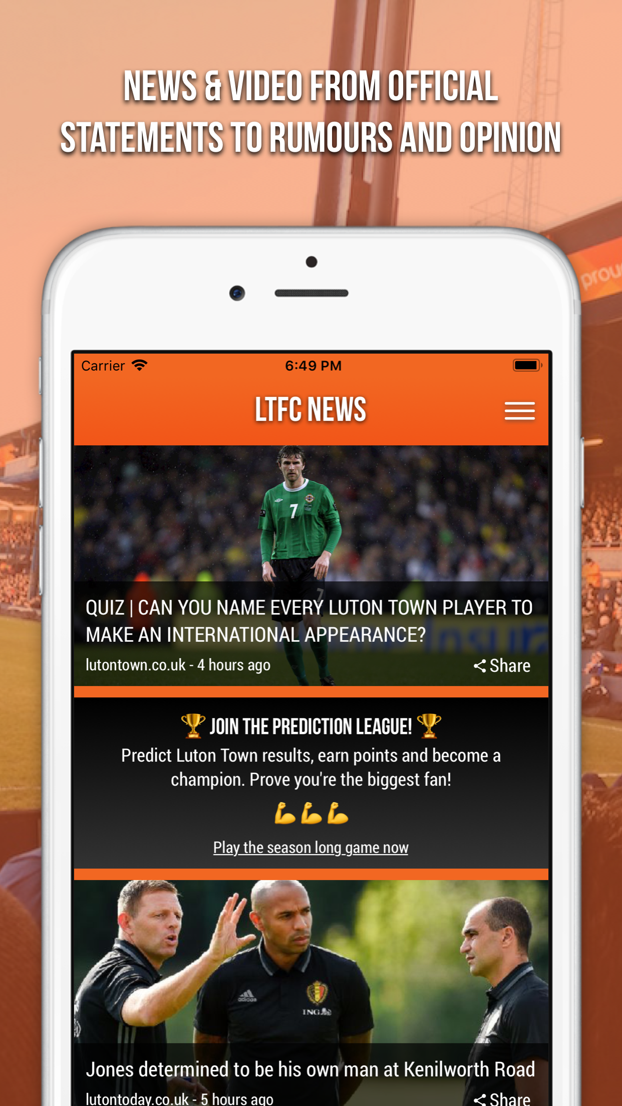 LTFC News App