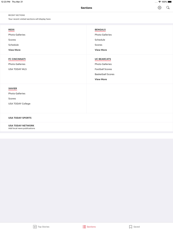 Cincinnati Sports iPad screenshot 3 - Sports app