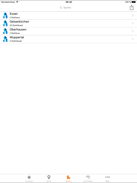 Screenshot #4 pour Parkziel.de