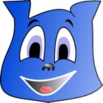 Download Blue Dog Emoji Stickers app