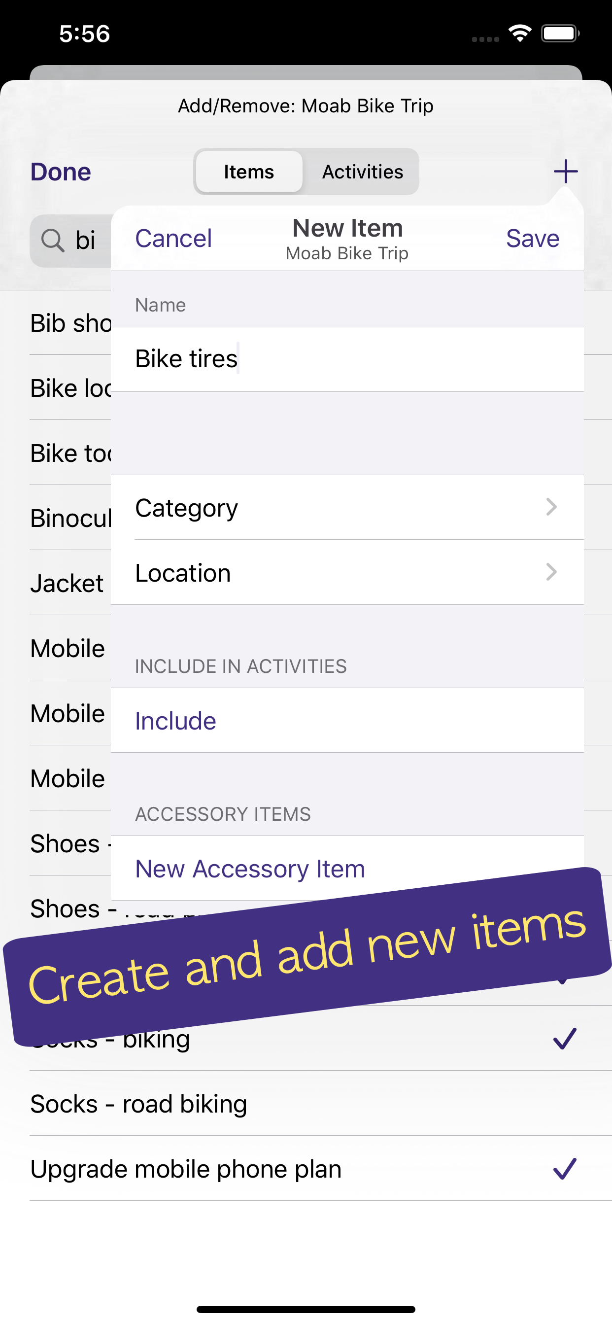 PackCheck Packing List screenshot 5