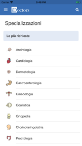 iDoctors – trova il Medico screenshot