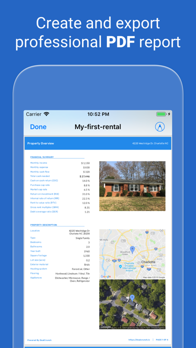 DealCrunch: Analyze Property iPhone screenshot 7 - Finance app