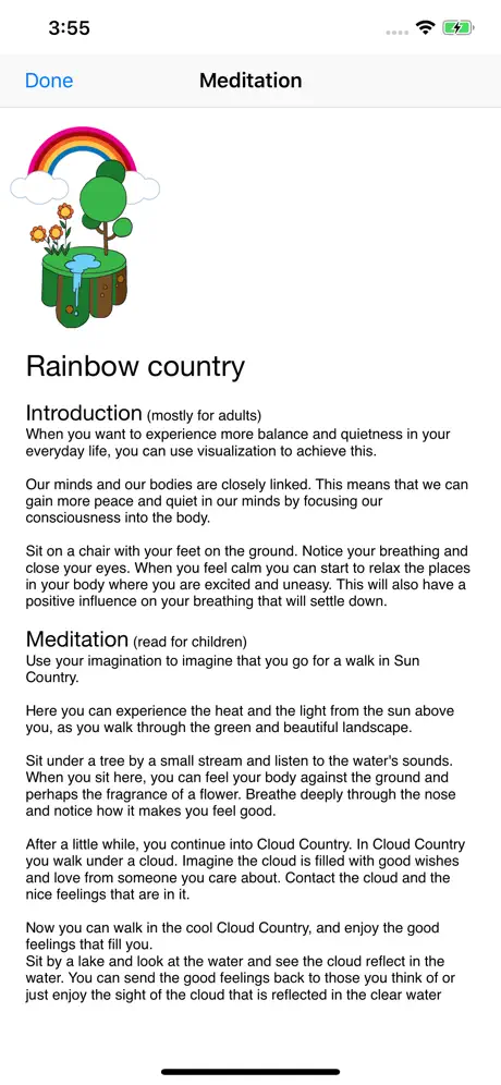 Rainbow Country - meditation