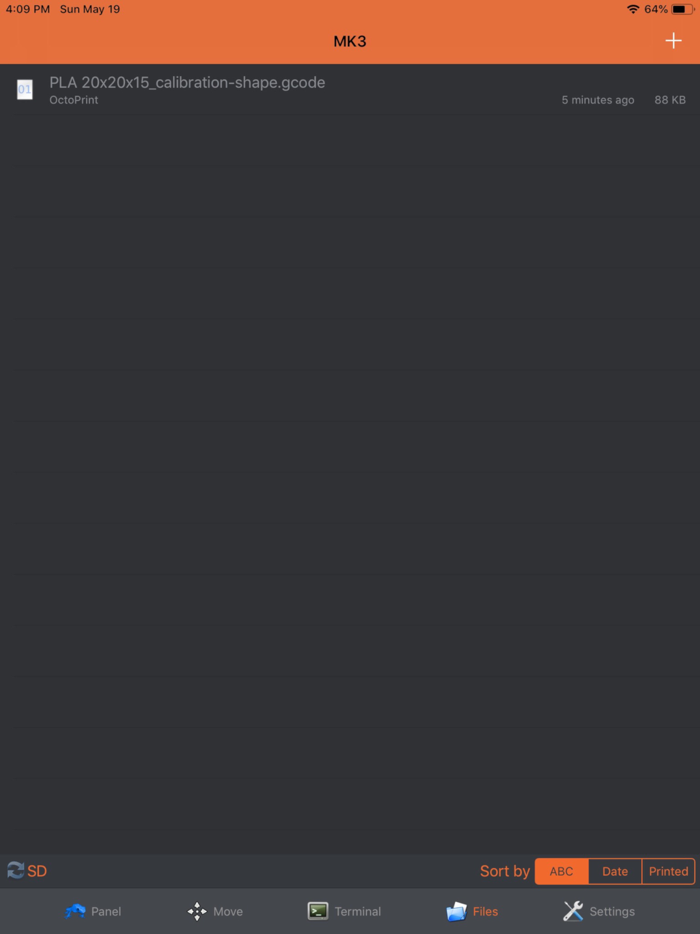 OctoPod for OctoPrint