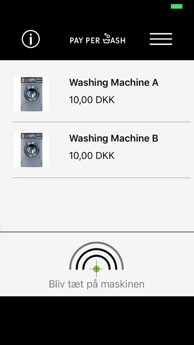 Pay Per Wash Screenshot