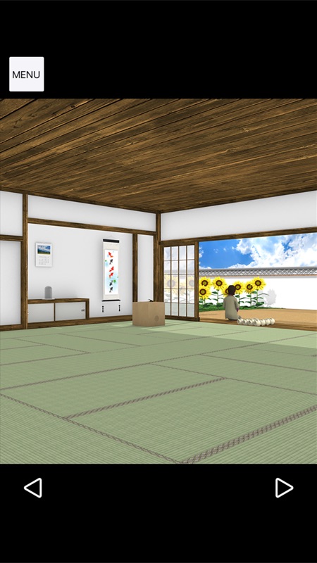 脱出ゲーム Obon ひまわり溢れる田舎の古民家 screenshot 1