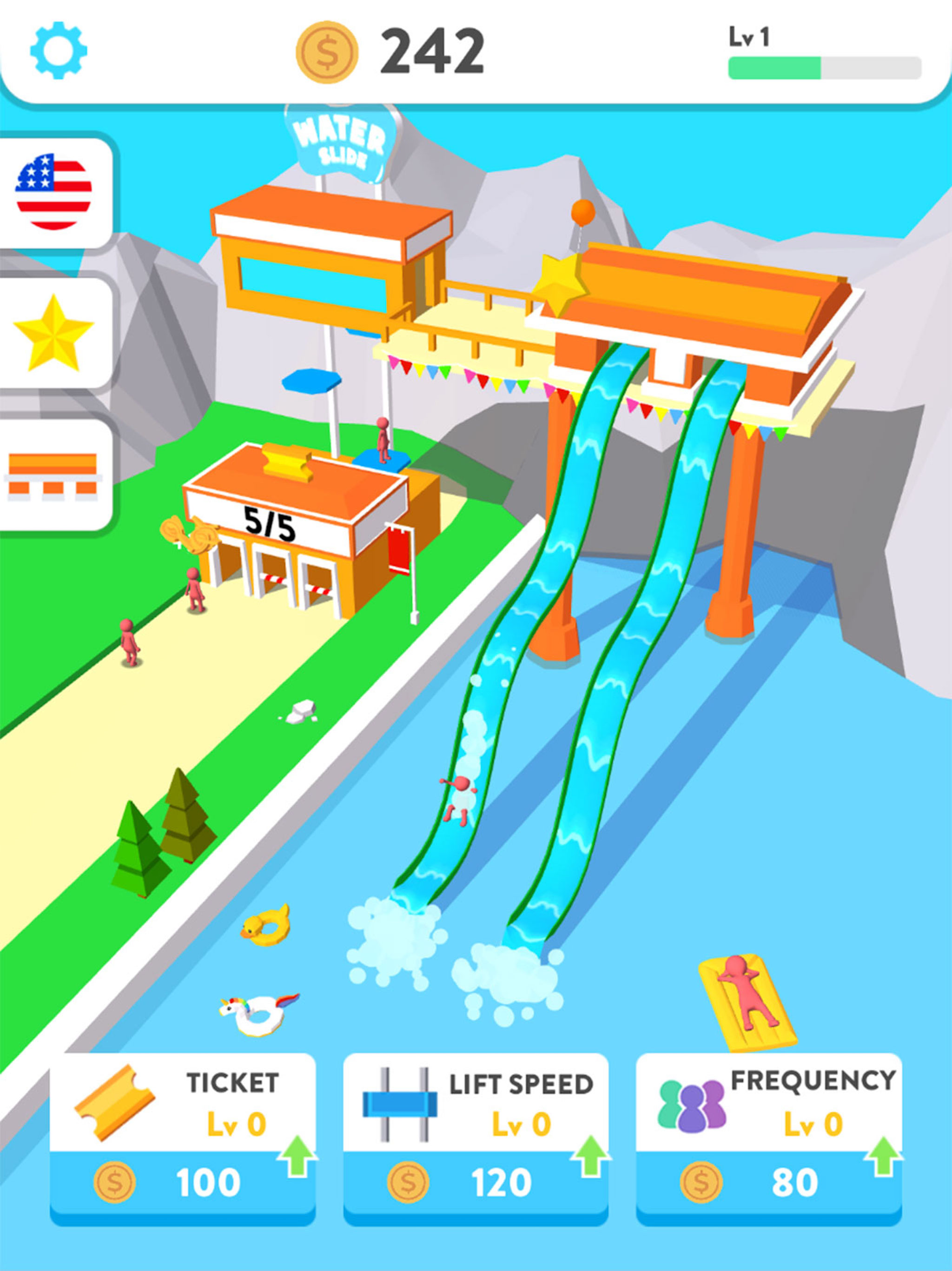 Idle Water Slide screenshot 7