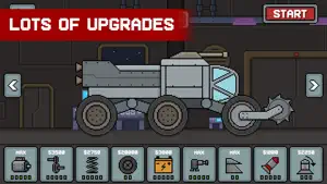 Death Rover: Space Zombie Rush screenshot 1
