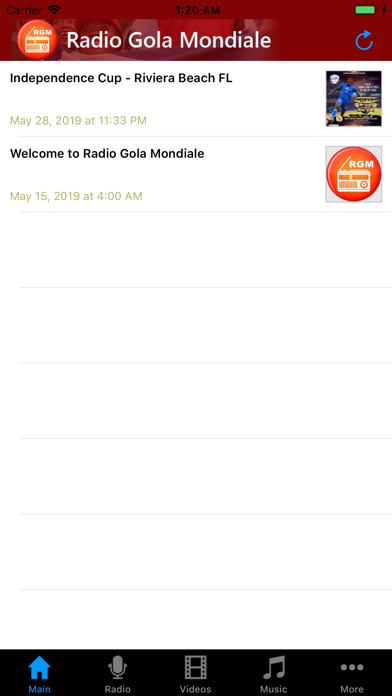Radio Gola Mondiale Screenshot