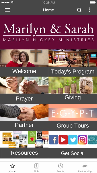 Marilyn Hickey Ministries Screenshot