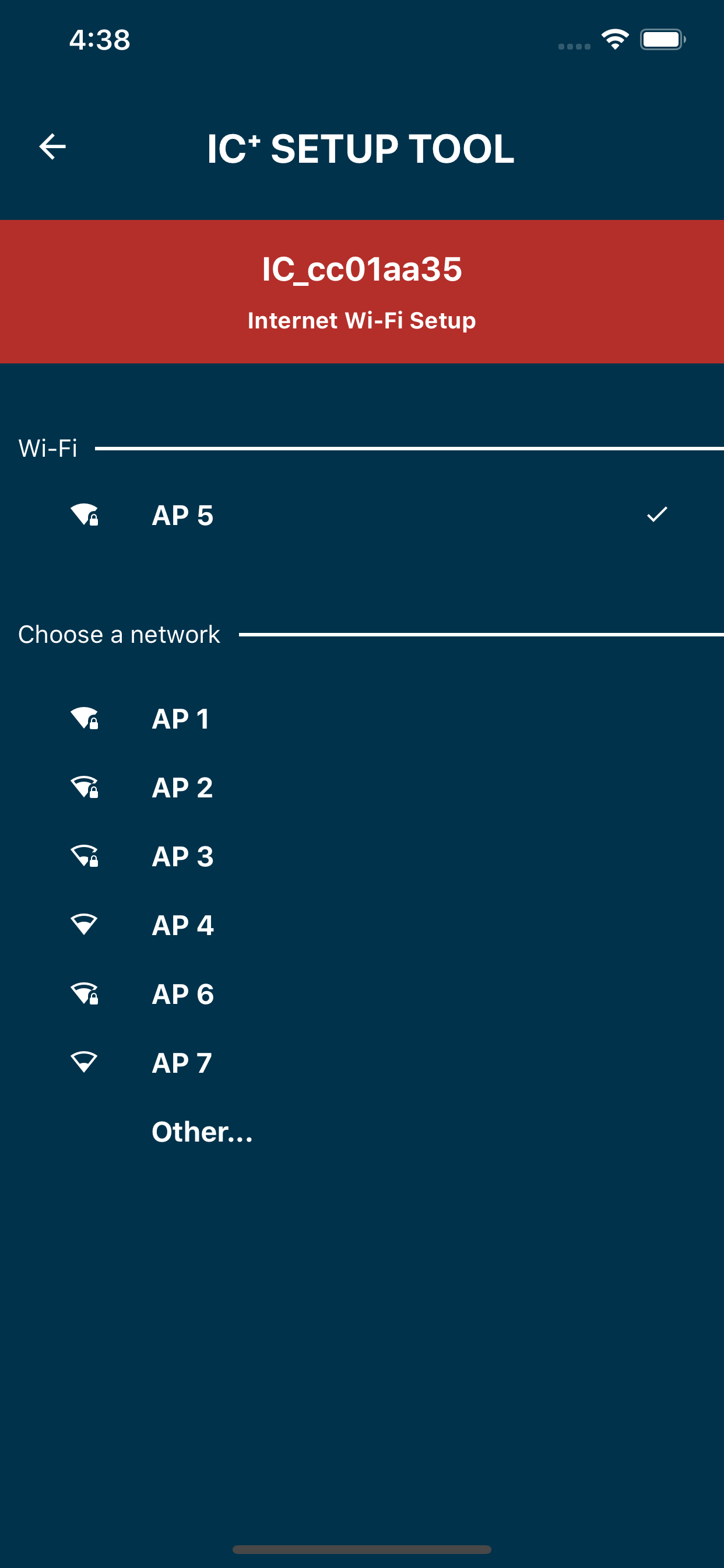 IC+ Setup Tool