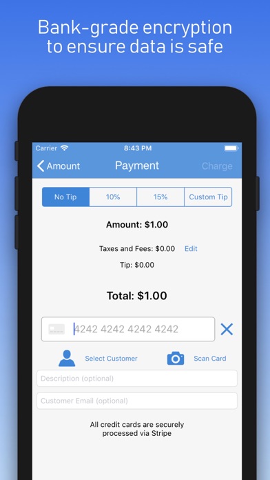 How to cancel & delete Charge - Stripe Card Payments from iphone & ipad 4