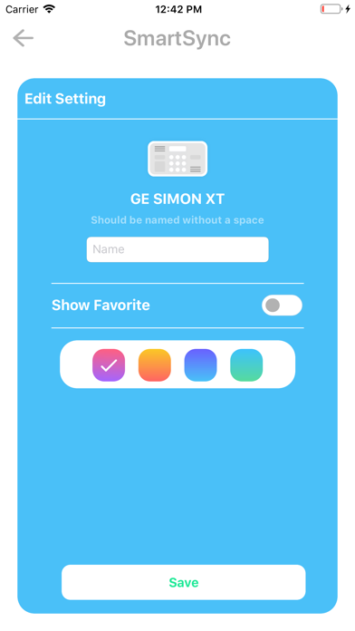 App screenshot