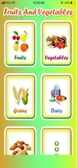 Game screenshot Fruits and Vegetables Learning mod apk